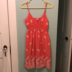 Peach sun dress